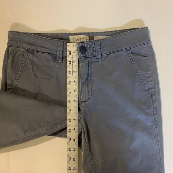 Chino By Anthropologie Women's Mid Rise Cotton 5‎ Pocket Khaki Pants Size 25 NWT - Picture 14 of 15